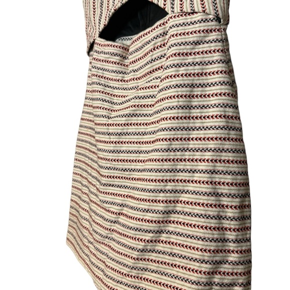 Zara TRF Women’s Small Multi Color Striped Dress Romper Cutout Tribal - Picture 2 of 11